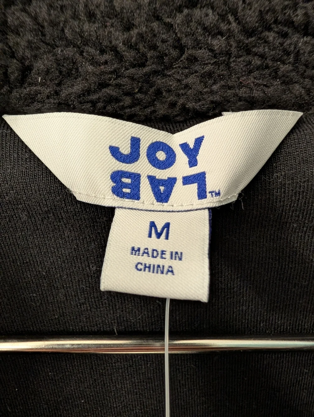 JoyLab Boxy Fit Cropped Sherpa Fleece Jacket Size Medium NWT